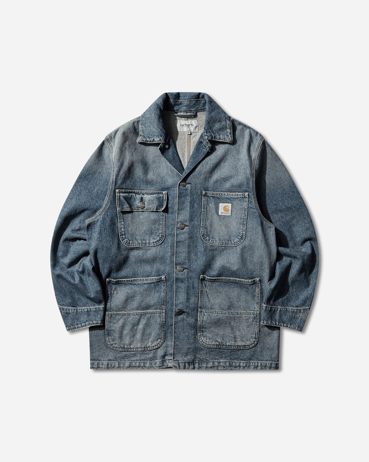 Men's Aden Chore Coat Blue (Grind Washed)