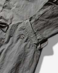Men's Overdye CN Long Coat Grey