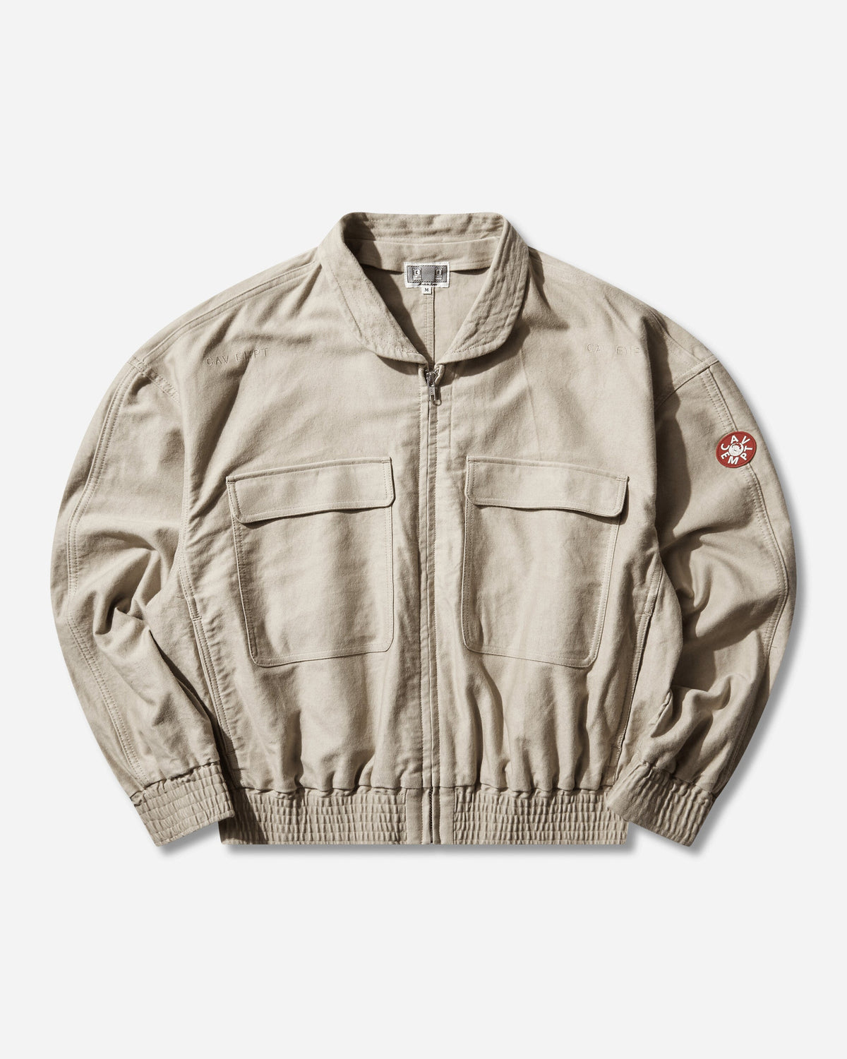 Men's Casual Zip Short Jacket Beige