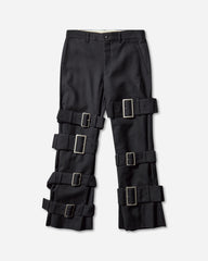 Men's Buckle Trousers Black
