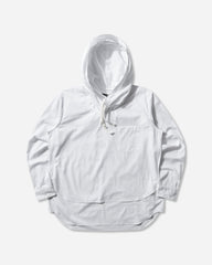 Men's Double-Layer Hooded Shirt White
