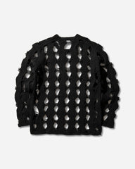 Men's Cut-Out Sweater Black
