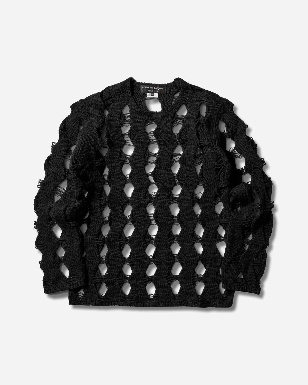 Men's Cut-Out Sweater Black