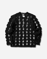 Men's Cut-Out Sweater Black