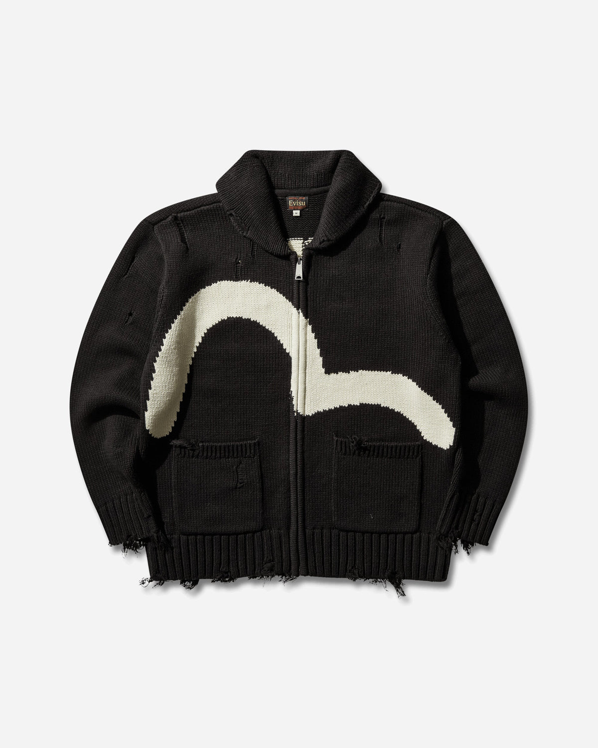 Men's Cowichan Cardigan Jacket Black