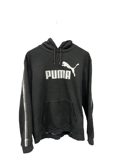 Vintage Puma Logo Hoodie Large