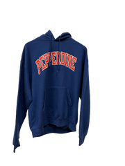 Vintage Pepperdine Waves Hoodie Large