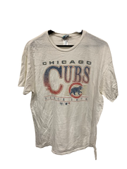 Vintage MLB Chicago Cubs Since 1876 White T-Shirt Large