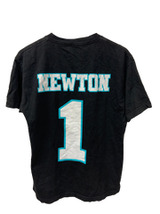 Vintage NFL Dab on Em Newton 1 Black T-Shirt Large