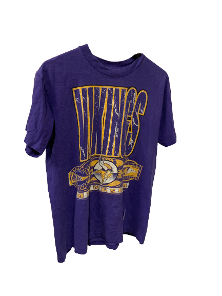 Vintage Purple Minnesota Vikings NFL T-shirt Medium