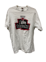 Vintage Chicago Bulls White T-Shirt X-Large