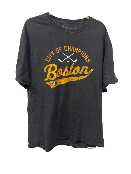 Vintage City of Champions Boston Black T-Shirt XX Large