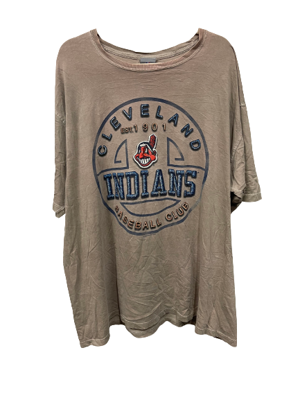 Vintage Cleveland Indians Grey T-Shirt XX Large