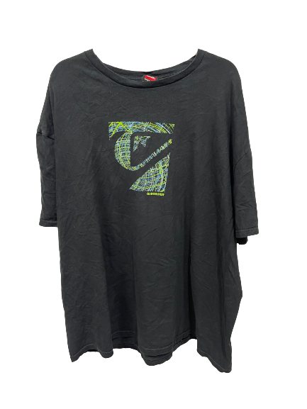 Vintage Quicksilver Black T-Shirt XX Large