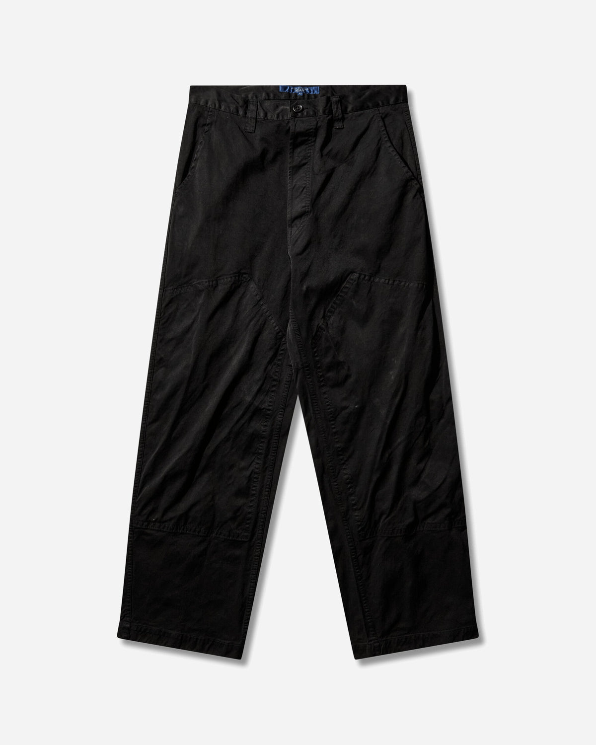 Men's Garment Dyed Nylon Pants Black