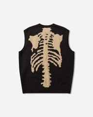 Men's 5G Wool Bone Vest Black