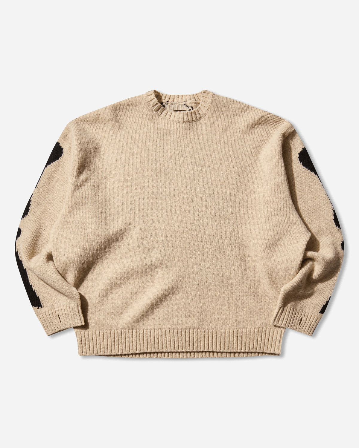 Men's 5G Wool Bone Crewneck Sweater Ecru