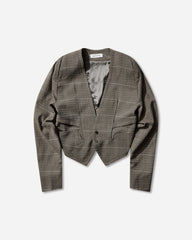 Men's Andras Tailored Jacket Taupe Check