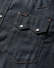 Men's 101 50s Western Shirt Dry Blue