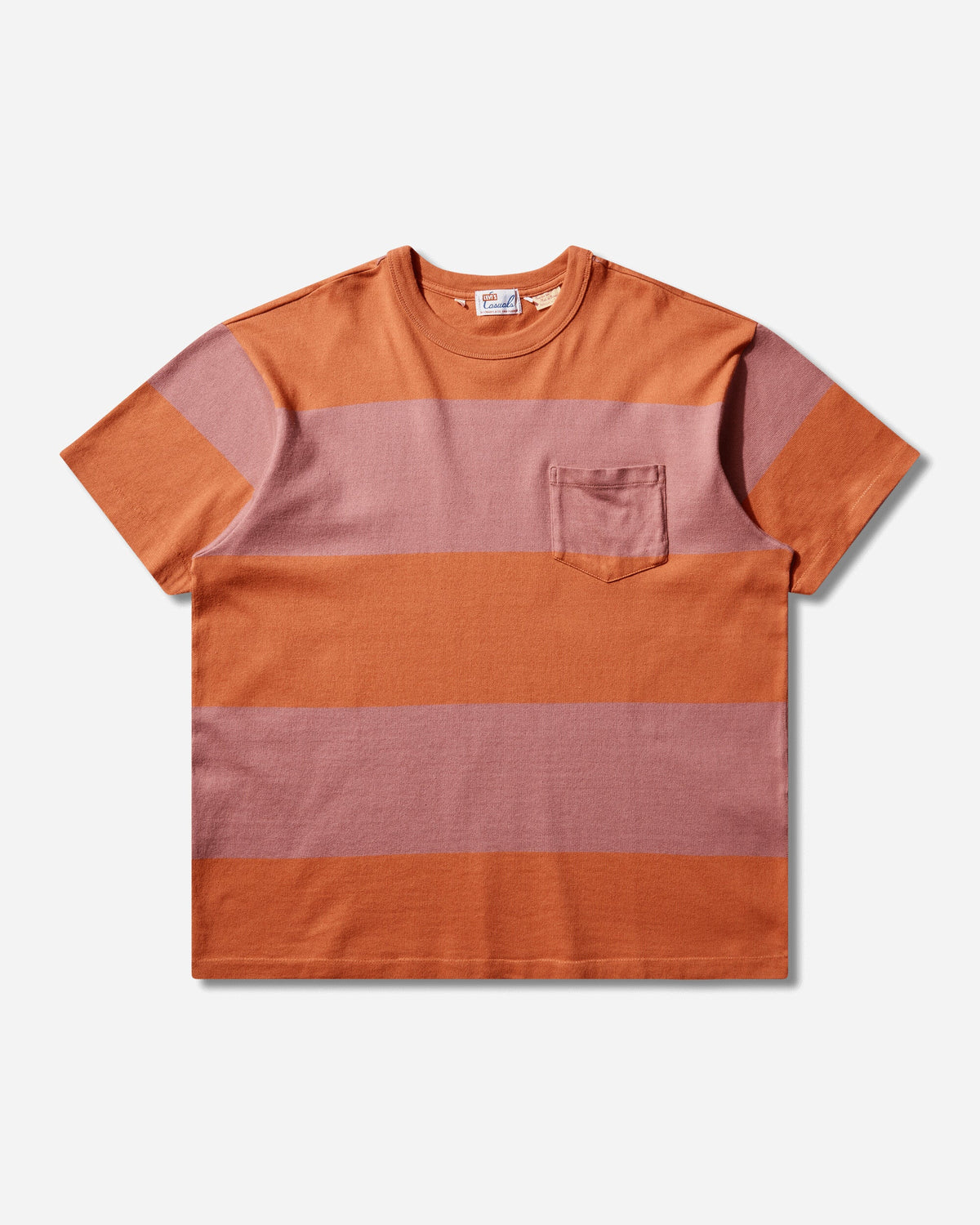 Men's 1960's Casual T-Shirt Ginger Stripe