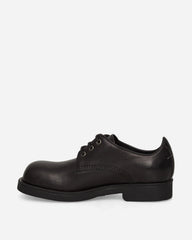 Leather Derby Shoes Black