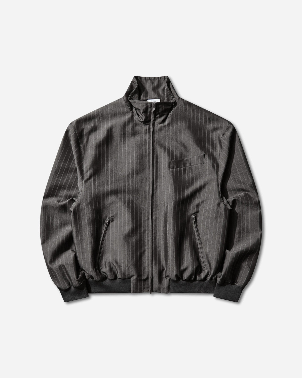 Men's Coach Tracksuit Jacket Pinstripe Melange