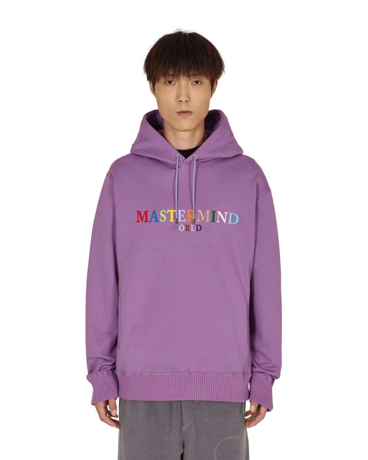 Logo Hooded Sweatshirt Purple