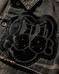 Men's CHITO Savage Denim Type-1 Jacket MOD Black
