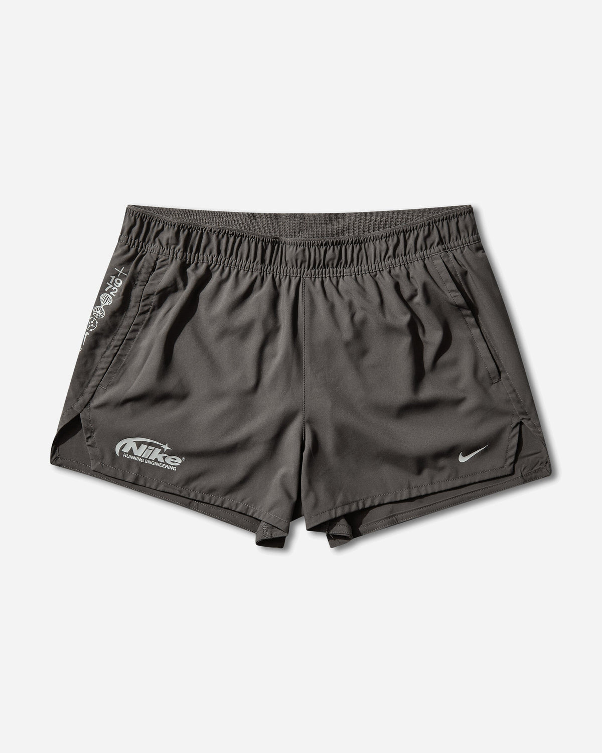 Men's Dri-FIT 3in Brief-Lined Running Shorts Medium Ash
