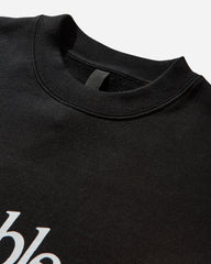 Logo Crewneck Sweatshirt Black