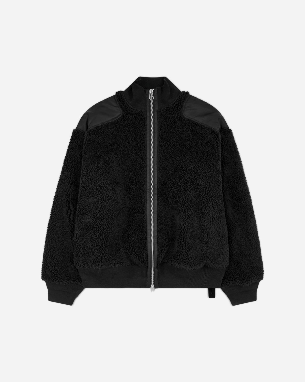 Men's Fleece Bomber Jacket Black