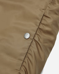 Men's Minimal Bomber Jacket Beige