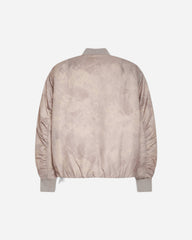 Men's Minimal Bomber Jacket Foliage Print