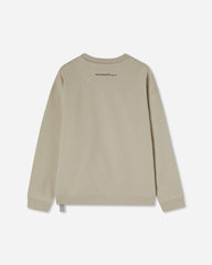 Men's Bird Loose Fit Crewneck Sweatshirt Sand