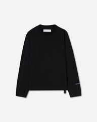Men's Leaf Loose Fit Longsleeve T-Shirt Black