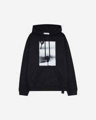 Men's Panorama Print Hoodie Black