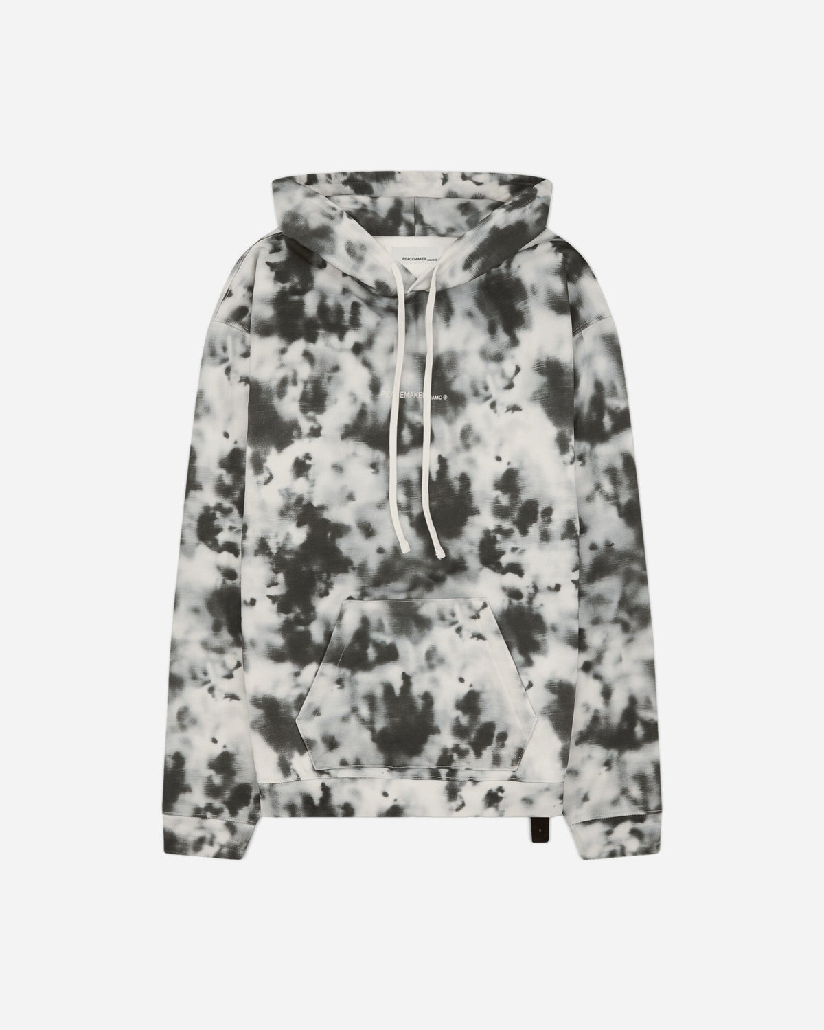 Men's Loose Fit Hoodie Black Camo