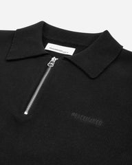 Men's Knit Polo Black