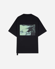 Men's Dogs Print Oversized Fit T-Shirt Black