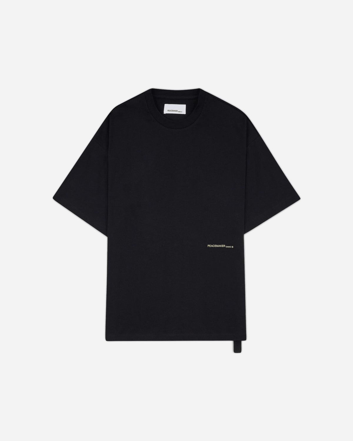 Men's Dogs Print Oversized Fit T-Shirt Black