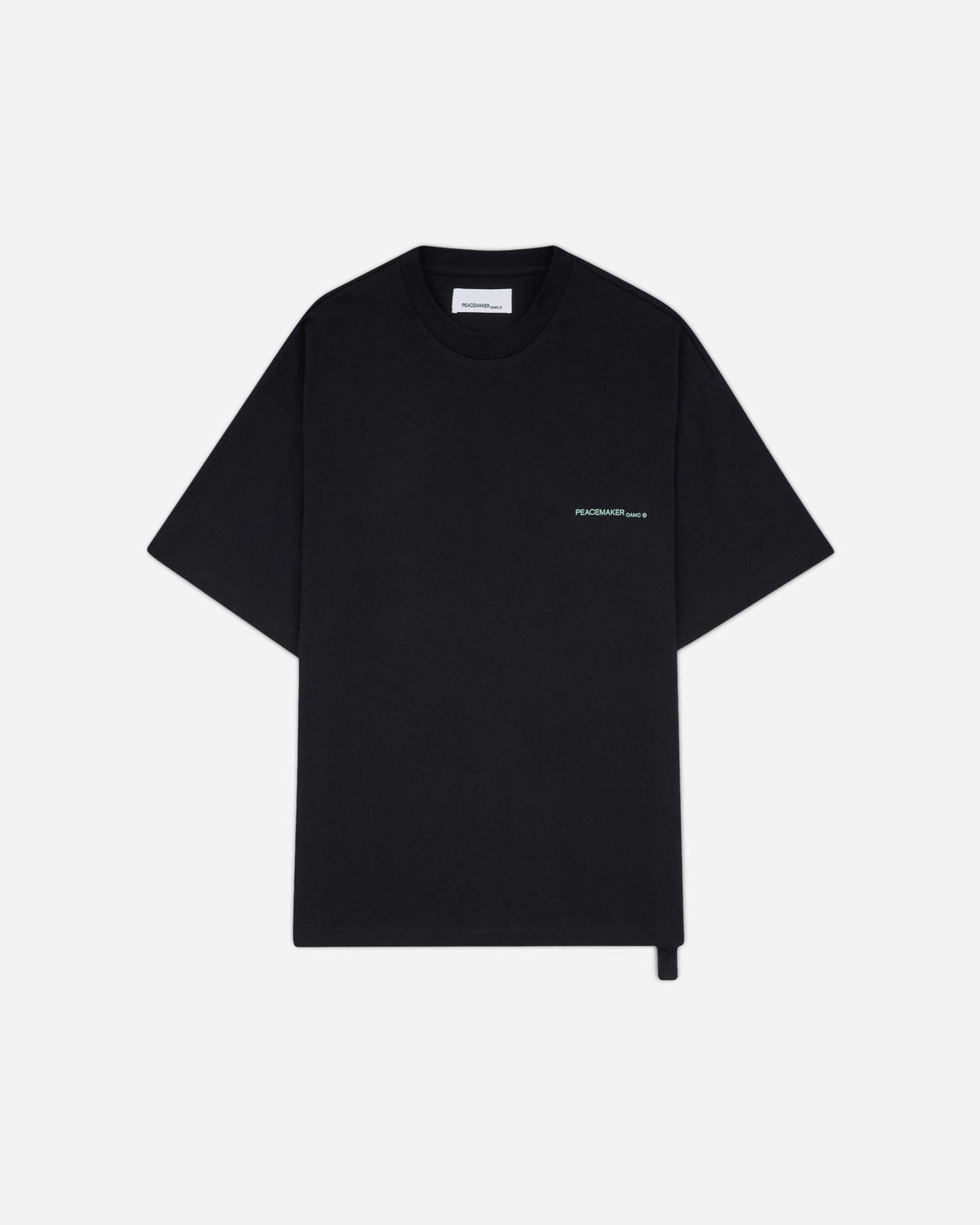 Men's Keys Print Oversized Fit T-Shirt Black