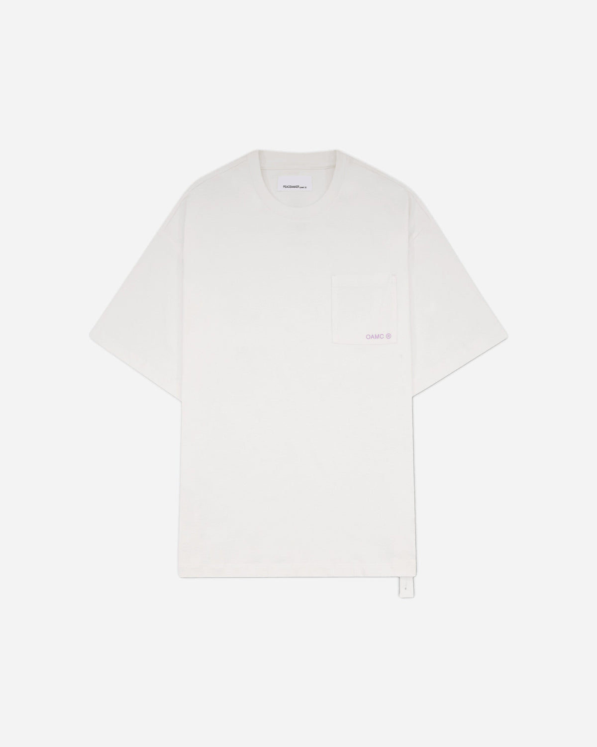 Men's Landscape Print Pocket T-Shirt White