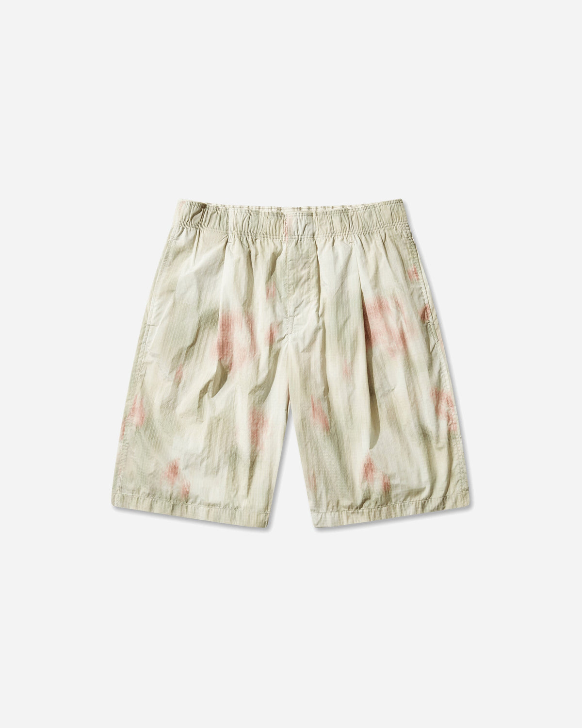 Men's Leisure Shorts Flower Grid Ripstop