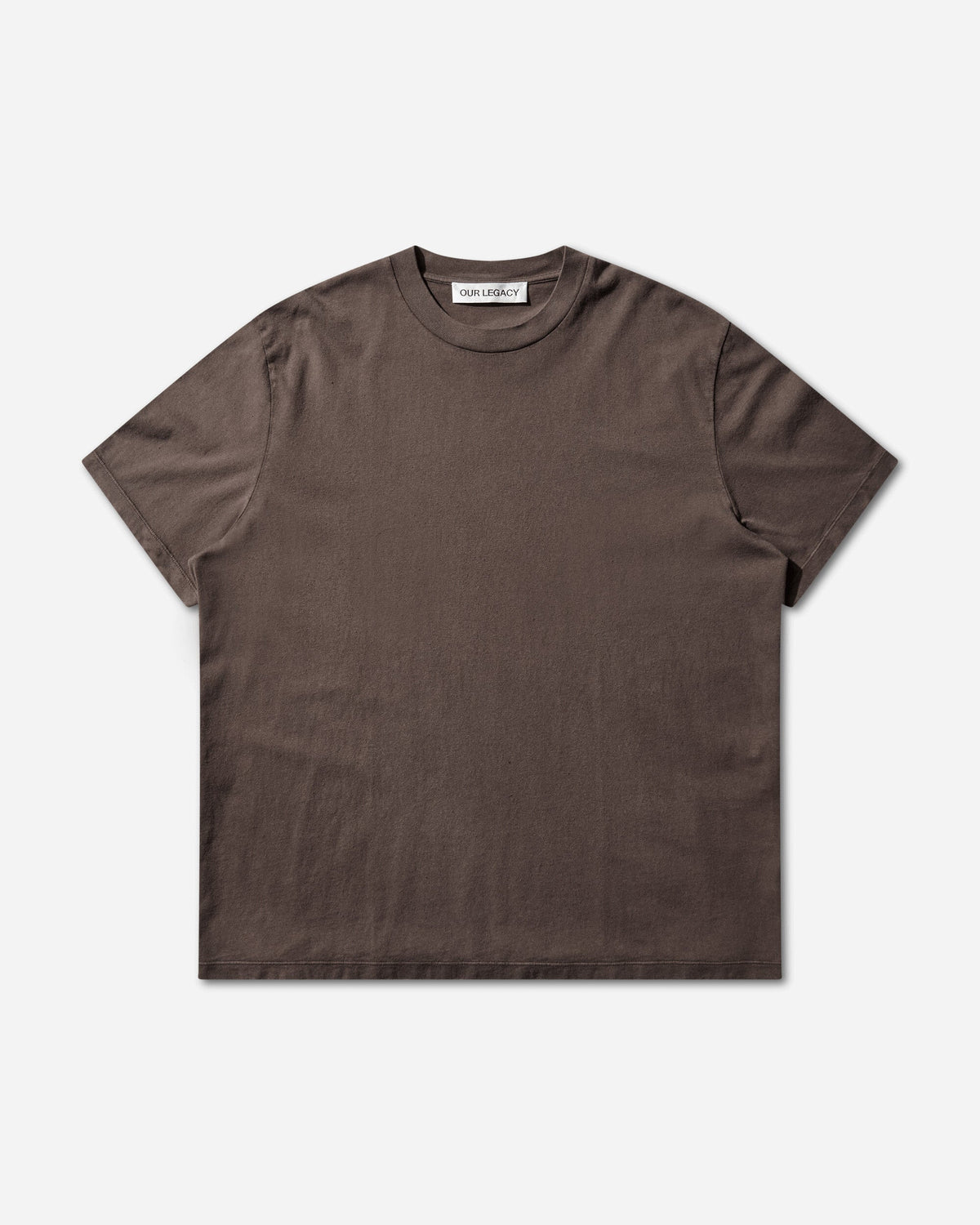 Men's Box T-Shirt Worn Brown
