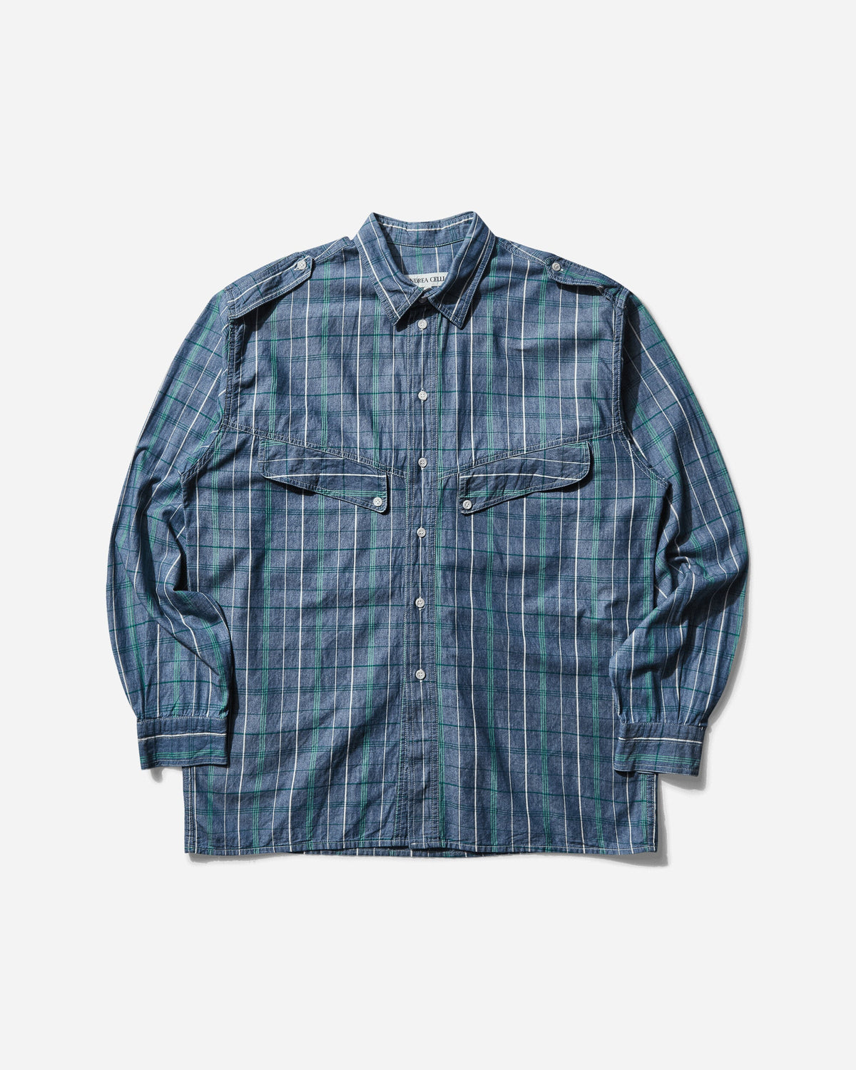 Men's Checked Shirt Blue
