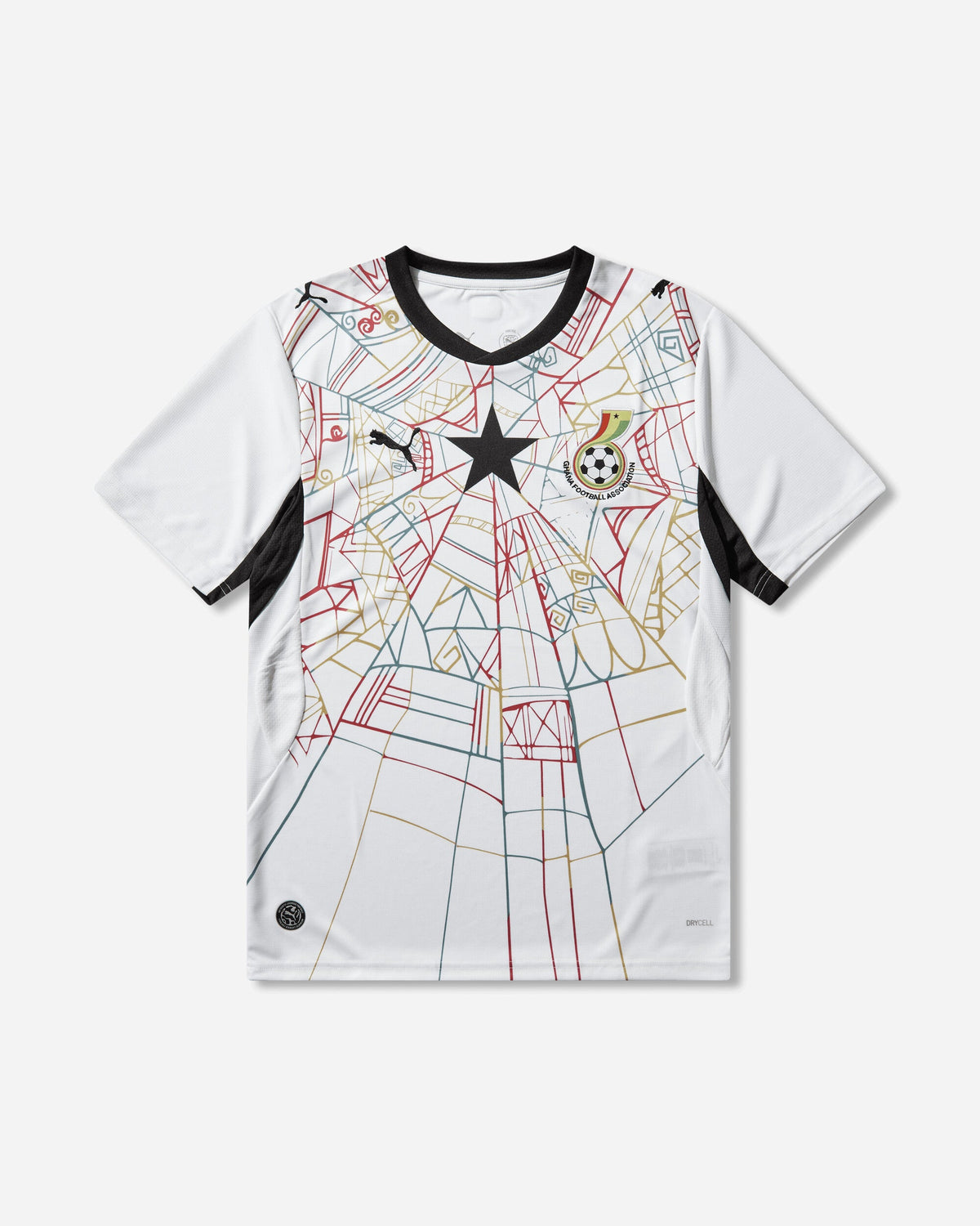Men's Ghana 2026 Home Jersey  White / Black