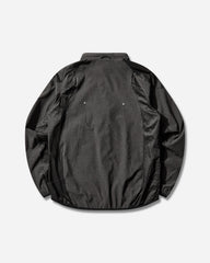 Men's Numb Pinstriped Hooded Wind Jacket Black