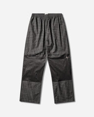 Men's Aaair FloWeave Printed Check Elasticated Waistband Pants Anthracite