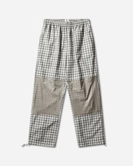 Men's Aaair FloWeave Printed Check Elasticated Waistband Pants White