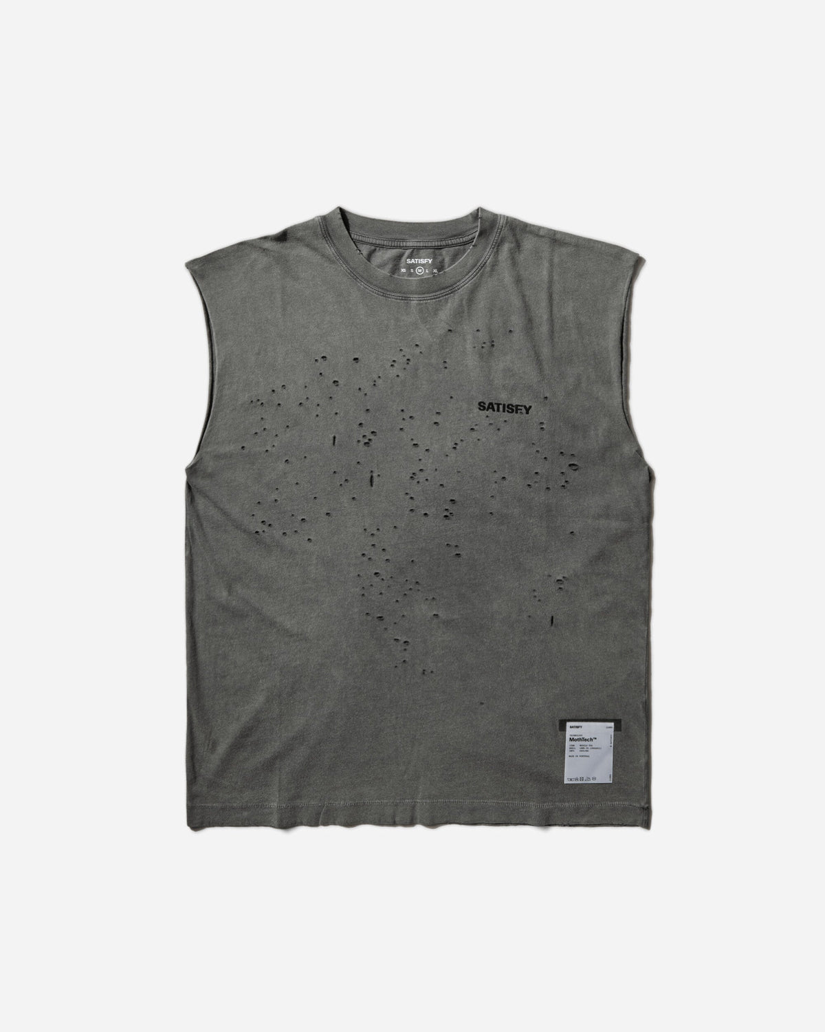 Men's MothTech Muscle Tee Faded Black